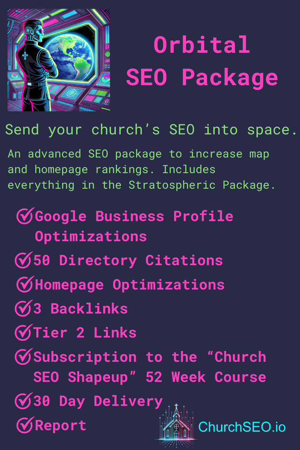 Fact sheet for the orbital seo package.